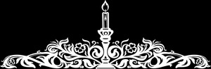 Свеча - картинки для гравировки