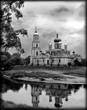 Церковь - картинки для гравировки