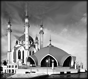 Мечеть - картинки для гравировки