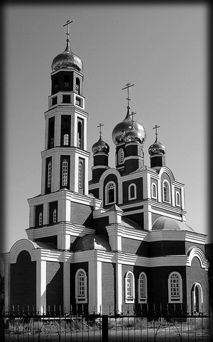 Церковь - картинки для гравировки
