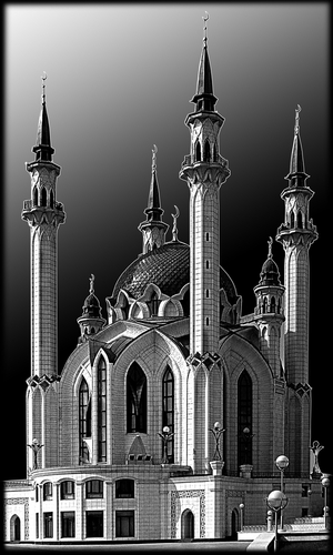 МЕЧЕТЬ - картинки для гравировки